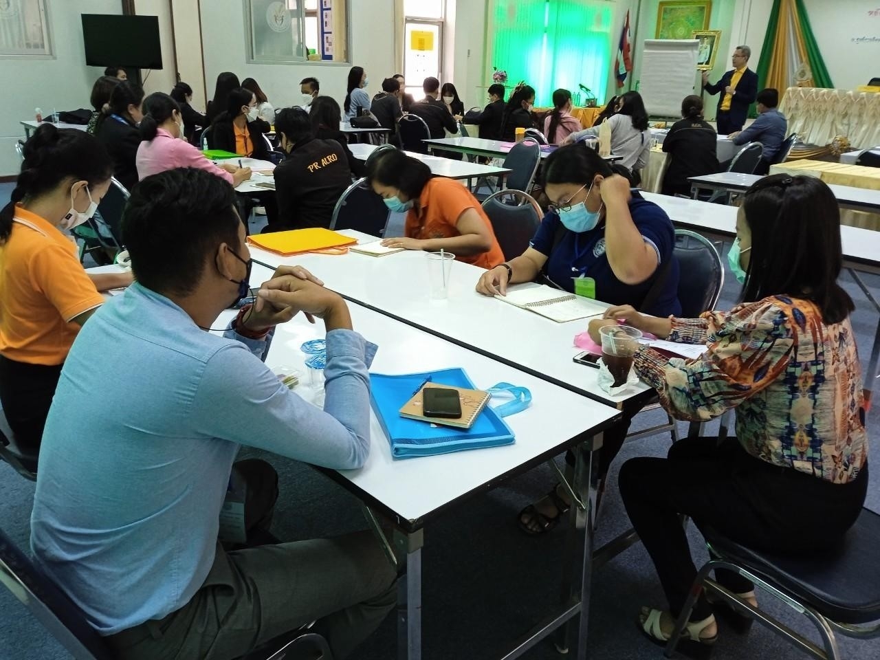 title - หลักสูตร การเป็นวิทยากรมืออาชีพ โดยมีวัตถุประสงค์ในการเสริมสร้างศักยภาพและพัฒนาผู้ปฏิบัติงาน ประจำปีงบประมาณ พ.ศ. 2565
